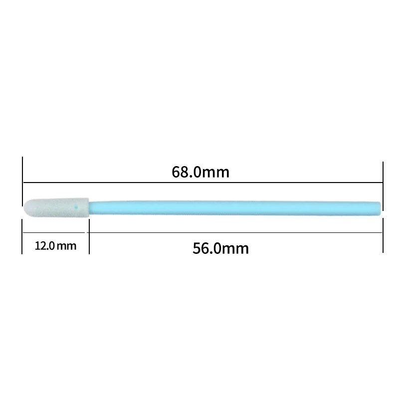Hard disk drive cleaning cleanroom round head 100ppi open cell polyurethane foam swab
