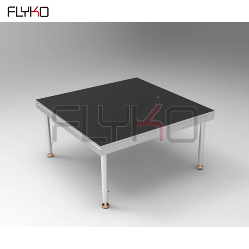 Customized Telescopic Folding Mobile Portable Stage Platform Aluminum Alloy Stage for concert portable stage field events