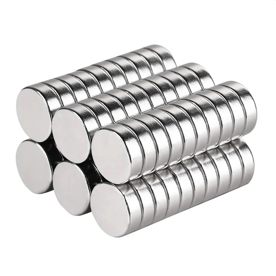 Hot sale n35 n40 n45 n50  round neodymium magnet for bag