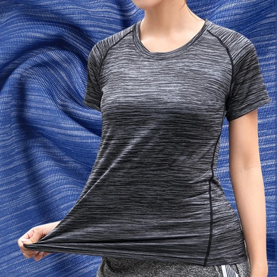 52% нейлон, 34% полиэстер, 14% спандекс, крутая удобная и мягкая однотонная Джерси для эластичной повседневной спортивной ткани