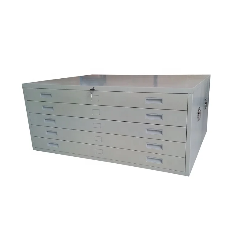 Multi Big Drawers Steel Map Drawing Storage Cabinet