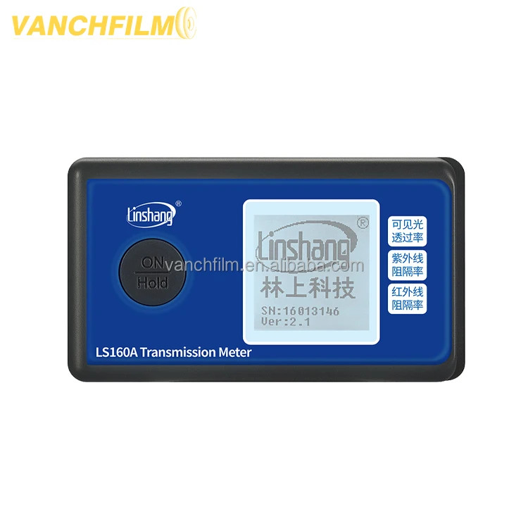 LS160 LS160A Portable Solar Film Transmission Tester Meter Window Tint UV IR Transmission Meter