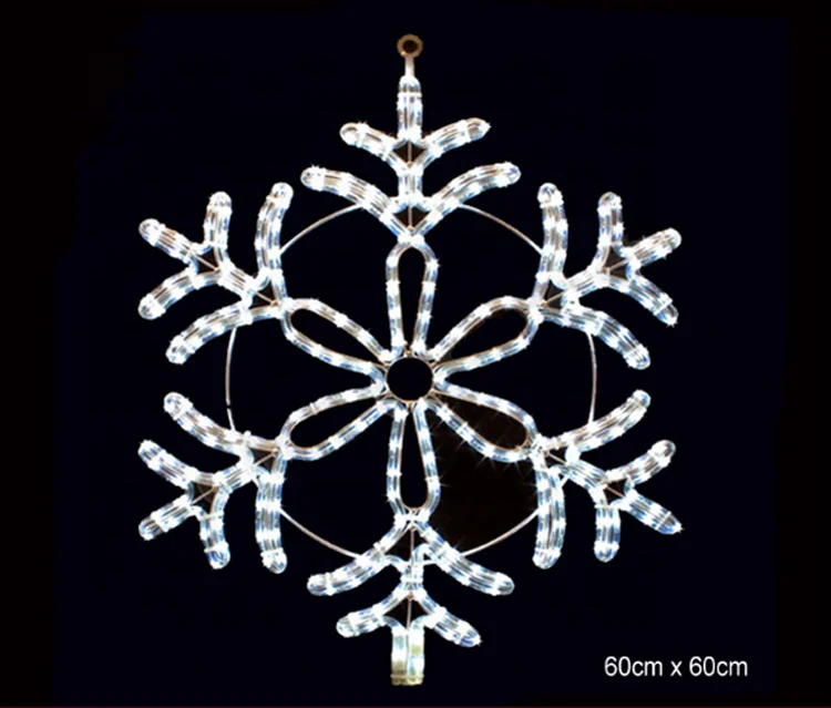 Горячая Распродажа, мигающая Рождественская лампа, уличное праздничное уличное украшение, 2D СВЕТОДИОДНЫЕ снежинки