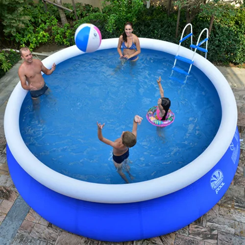 
La Piscine Prefab Swmming Pool Albercas Intex Inflables Gigantes Summer Waves Blow Up Pool Havuz Zwembad Alberca Inflables 