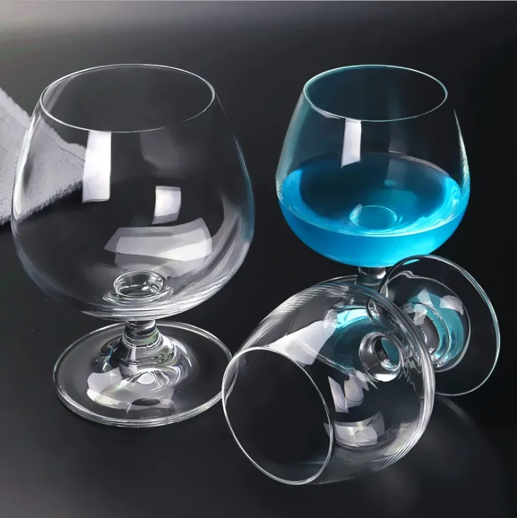 Wholesale lead free crystal brandy snifter glass large brandy glass pregnant brandy wine glass for sale