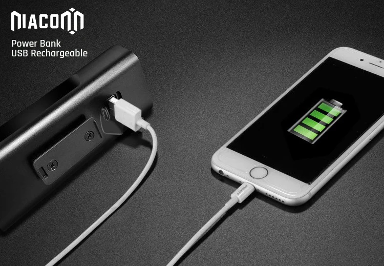 Алюминиевое портативное зарядное устройство USB перезаряжаемые велосипедные фары спереди и