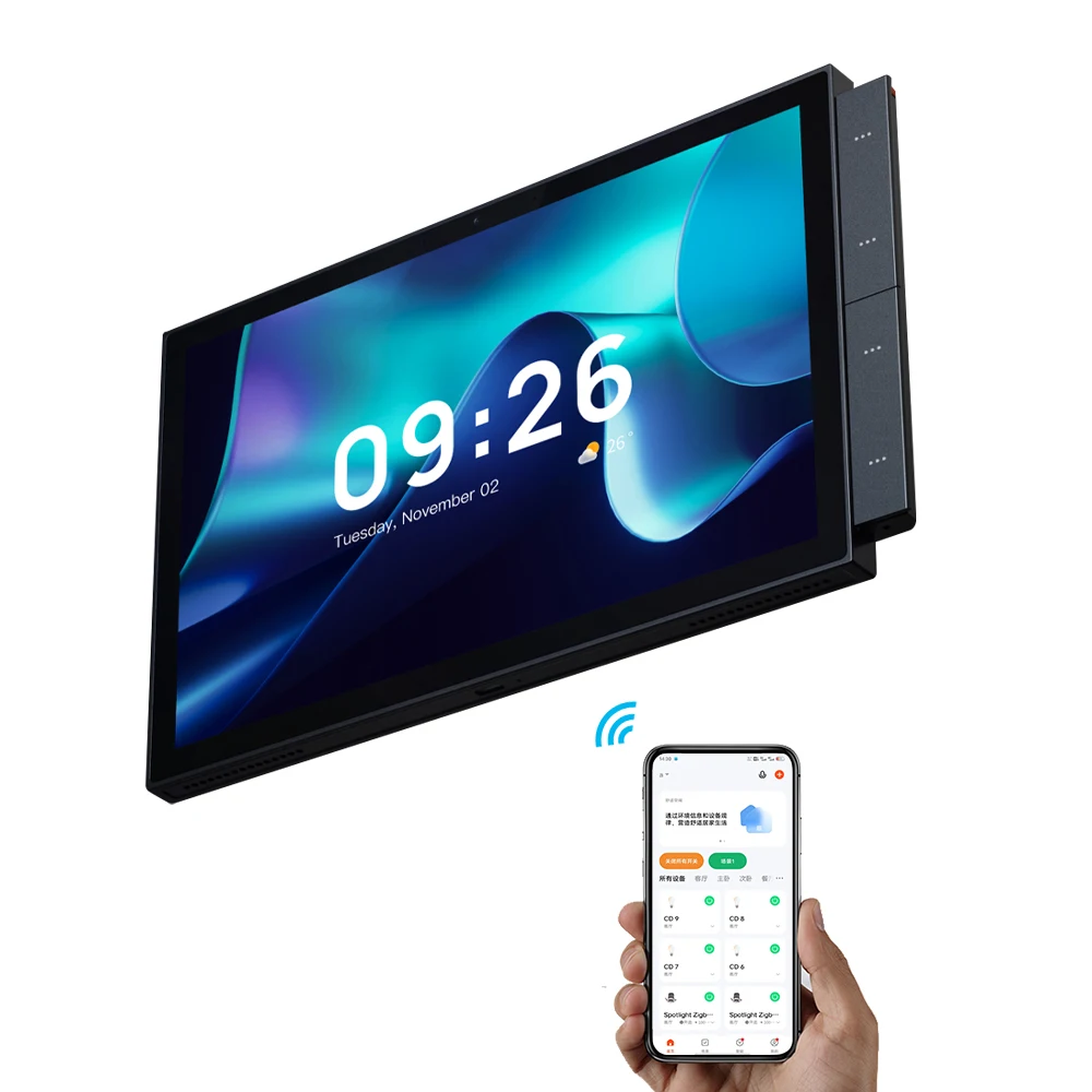 2023 New arrival 10 inch Zigbee & Bluetooth gateway  tuya smart home system big screen panel