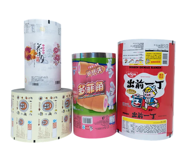 China Manufacture Custom Printed Potato Chips Packaging Laminating 35Mm Food Grade Plastic Cup Sealing Film Roll