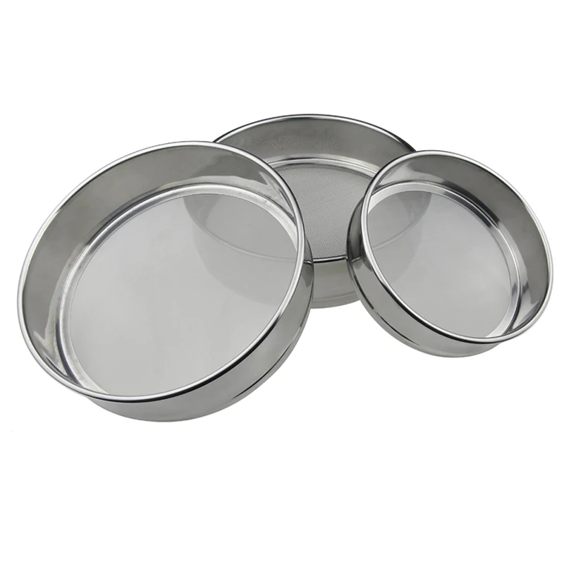 2024 New factory-direct lab woven wire mesh stainless steel copper test sieve for soil testing