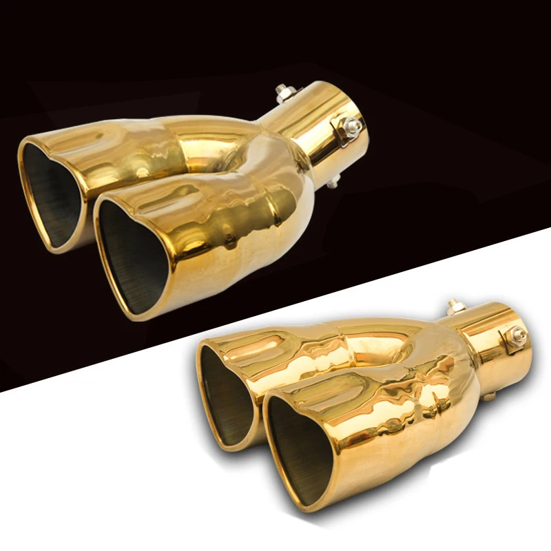 High performance exhaust muffler flexible exhaust end pipe tip