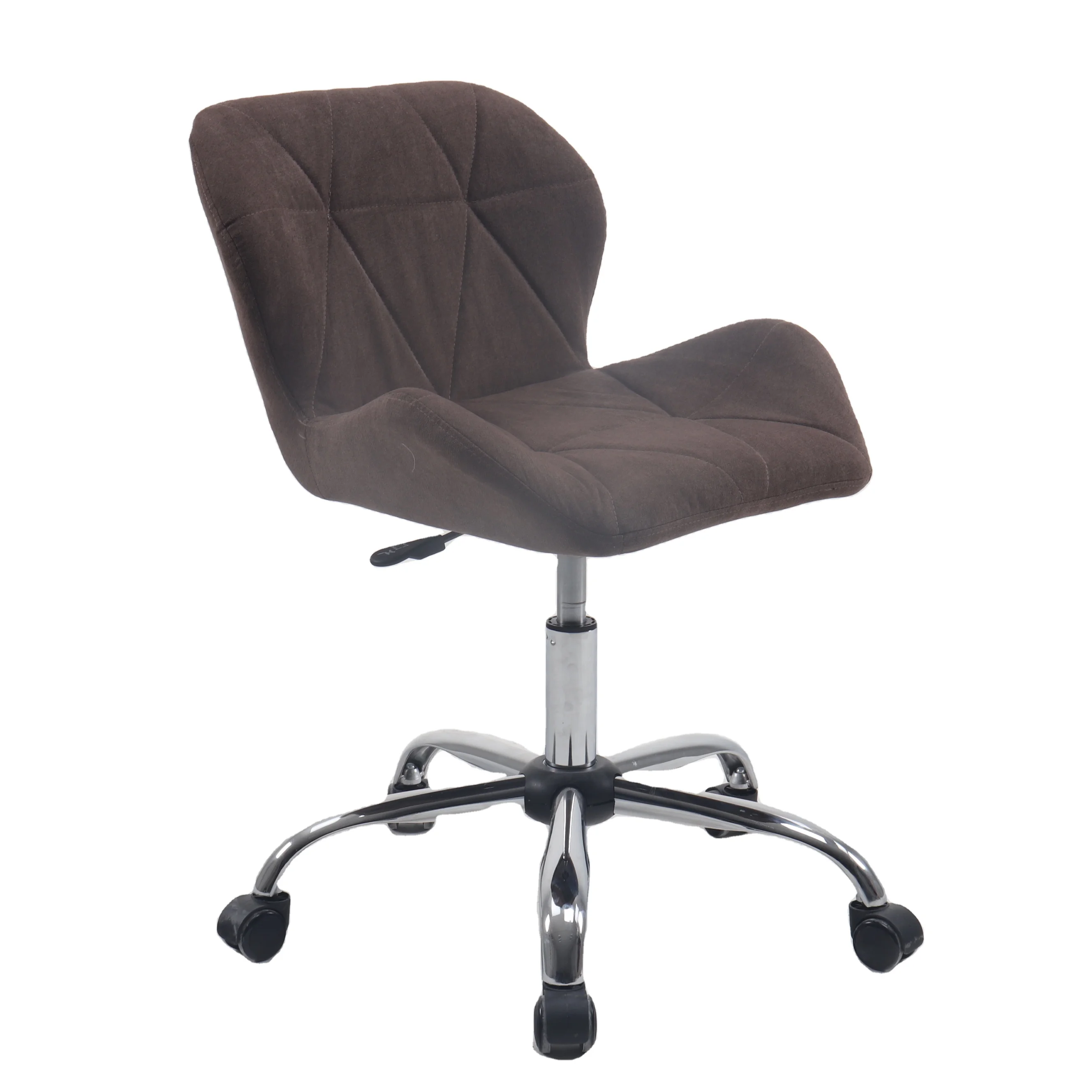 Высокое качество по заводской цене регулируемая высота ткани коричневое столовое кресло барный стул с подставкой для