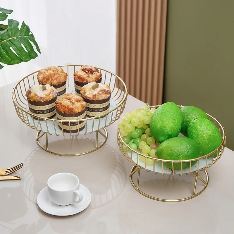 Hot Selling Home Decoration Metal Fruit Basket Kitchen Creative Storage Rack