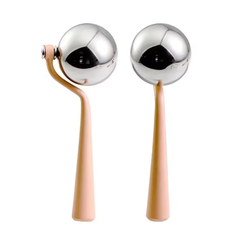 BL Luxury Face Cooling Massage Stainless Steel Rotate 360 Ice Globe Facial Roller for Beauty Cooling Facial Massager