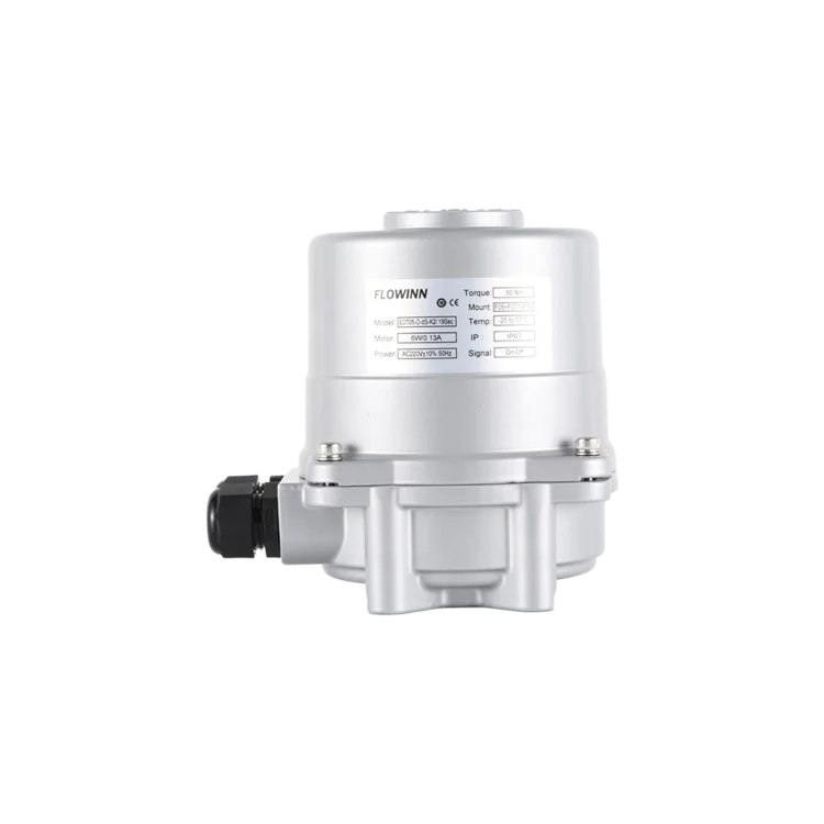 
50Nm torque Compact Quarter-turn Electric Actuator for ball valve 