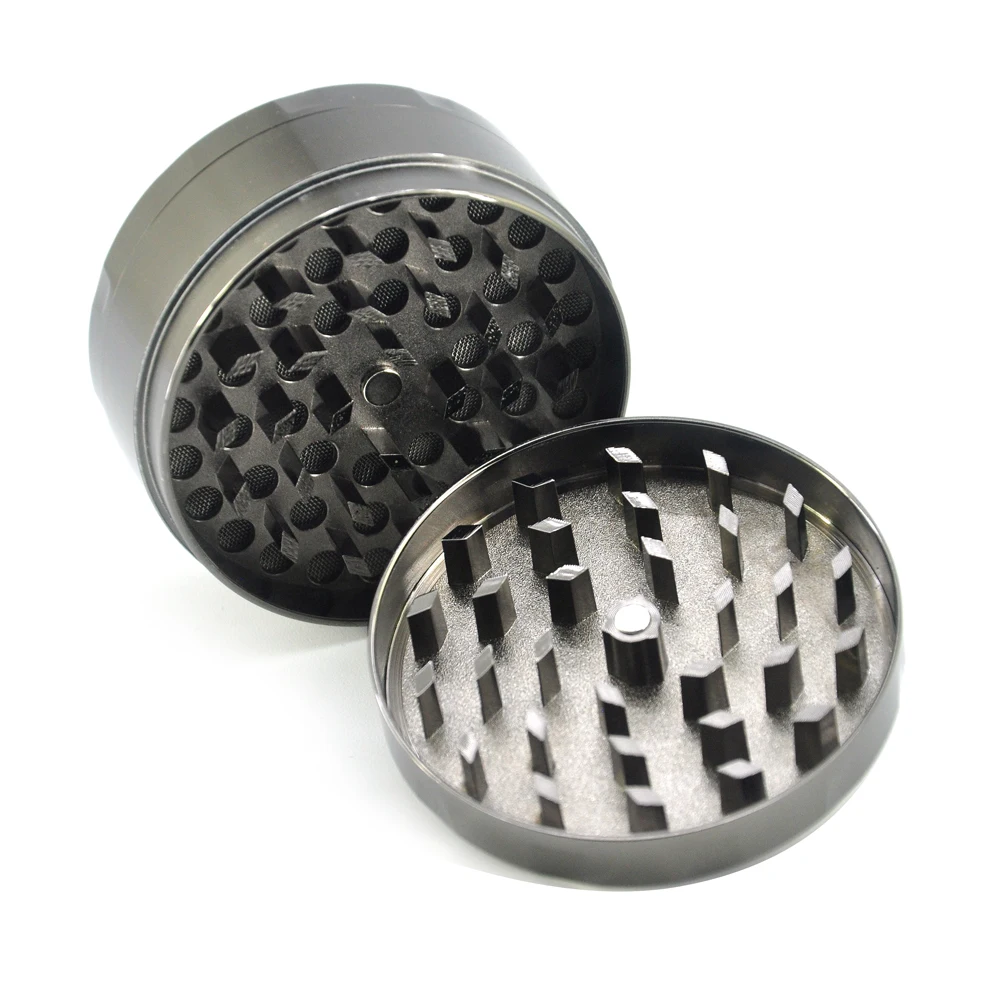 Zinc Alloy Round Shape Tobacco Milling Grinding Custom Herb Grinder With Logo
