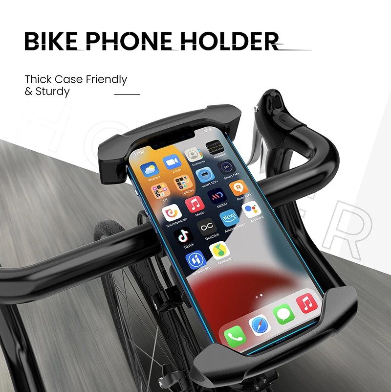 MEIDI Universal Adjustable ABS Bicycle Phone Holder For Motorcycle Bike And Electric Vehicle Mobile Phone Stand