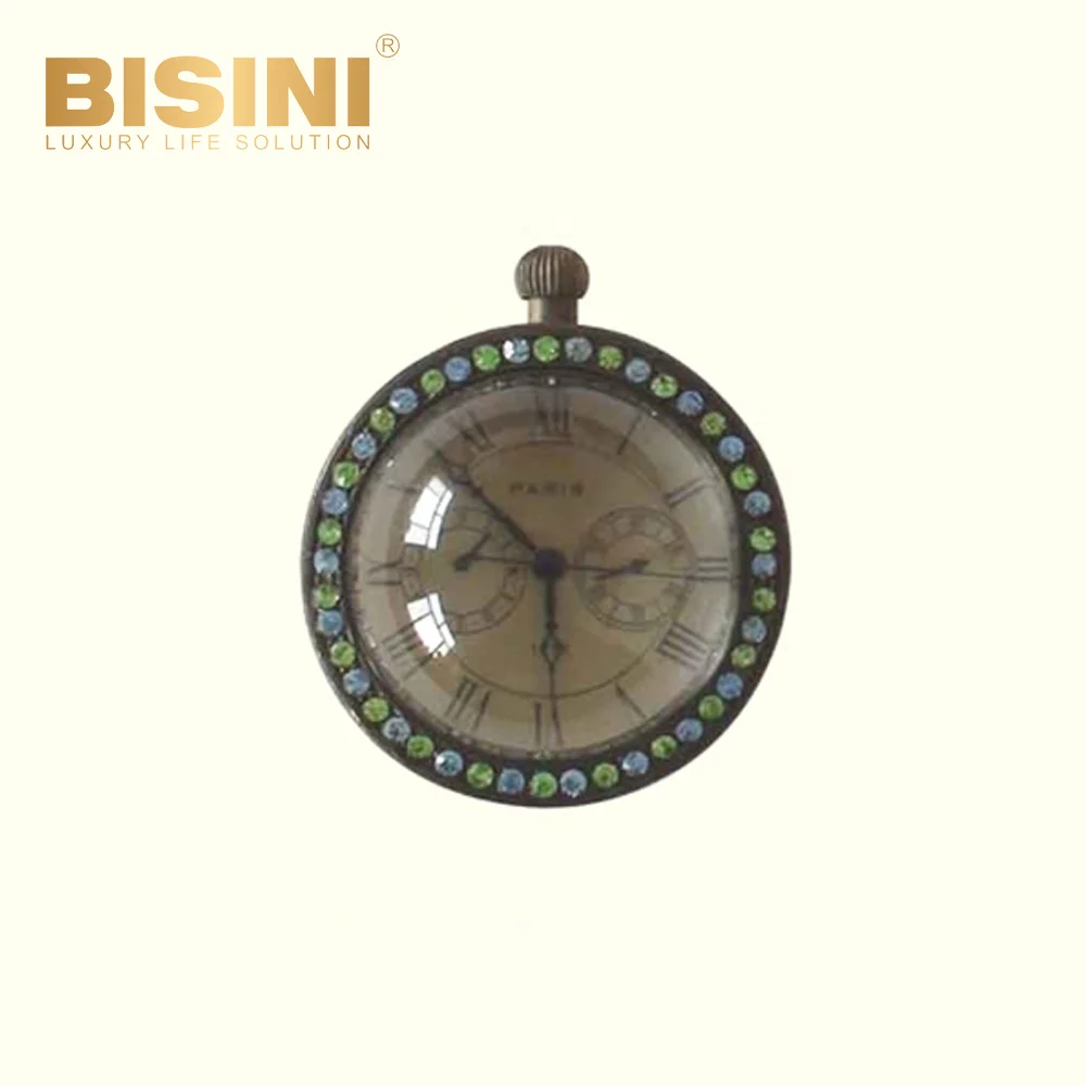Spherical Antique Handy mechanical clock Creative retro baubles Vintage Pure copper pocket watch