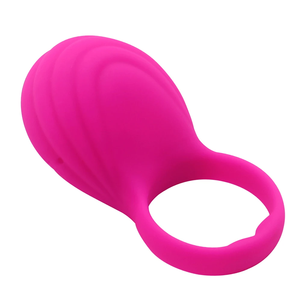 
High Quality Silicone 10 Speed Whole Body Waterproof Delay Ejaculation Vibrator Rechargeable Cock Ring 