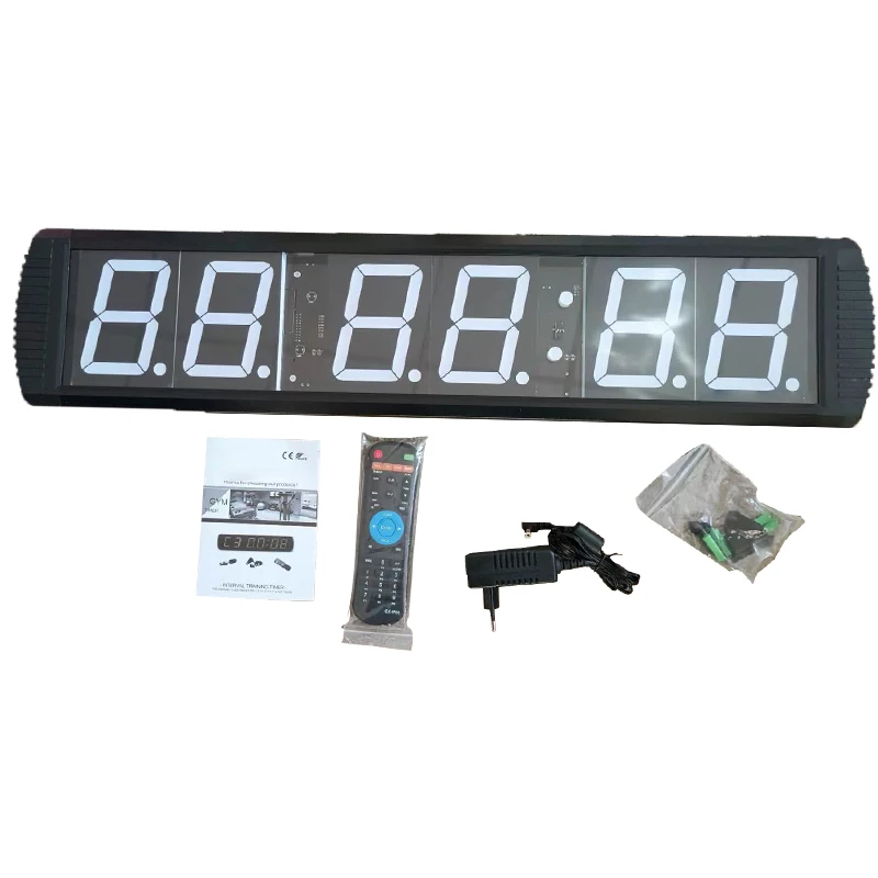 Wholesale Gym Fitness Accessories Waterproof Led Gym Workout Clock Timer