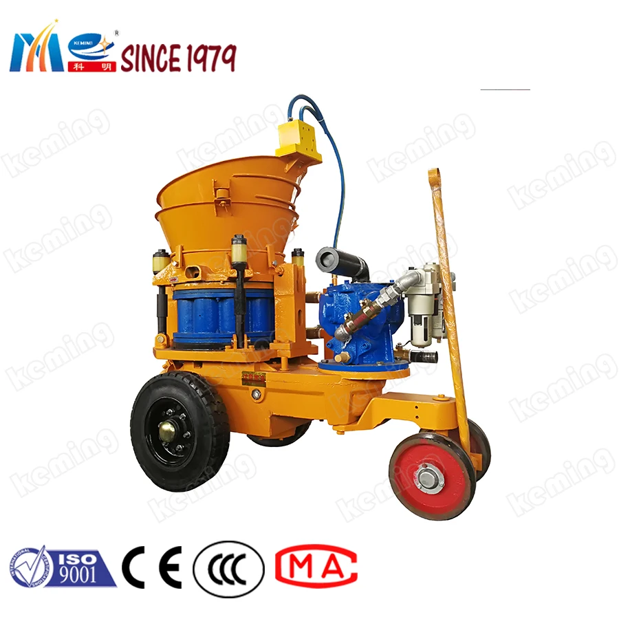 keming air motor concrete gunite Concrete Shotcrete equipment matched with compressor for sale