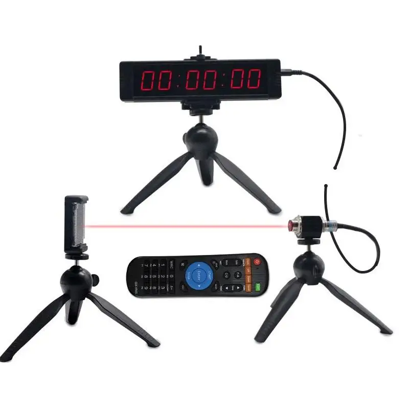 YZ Professional Wireless Laser Timer: Infrared Sensor Digital Timing System for Running and Sprint Racing