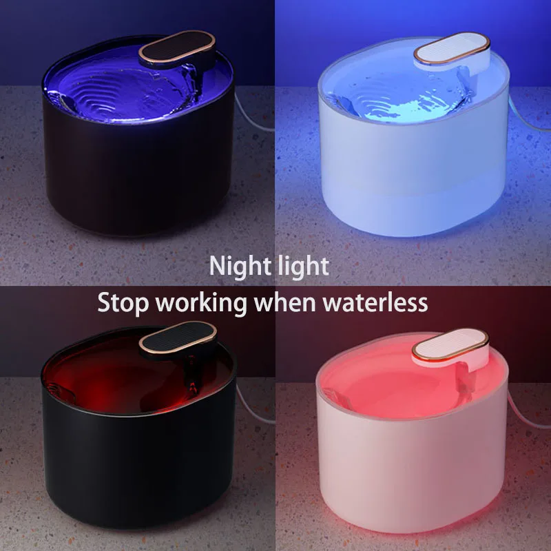 New DesignCat Electric Water Dispenser Fountain Automatic Water Feeder Pet water Dispenser 3l Cat Drinking Fountains for cats
