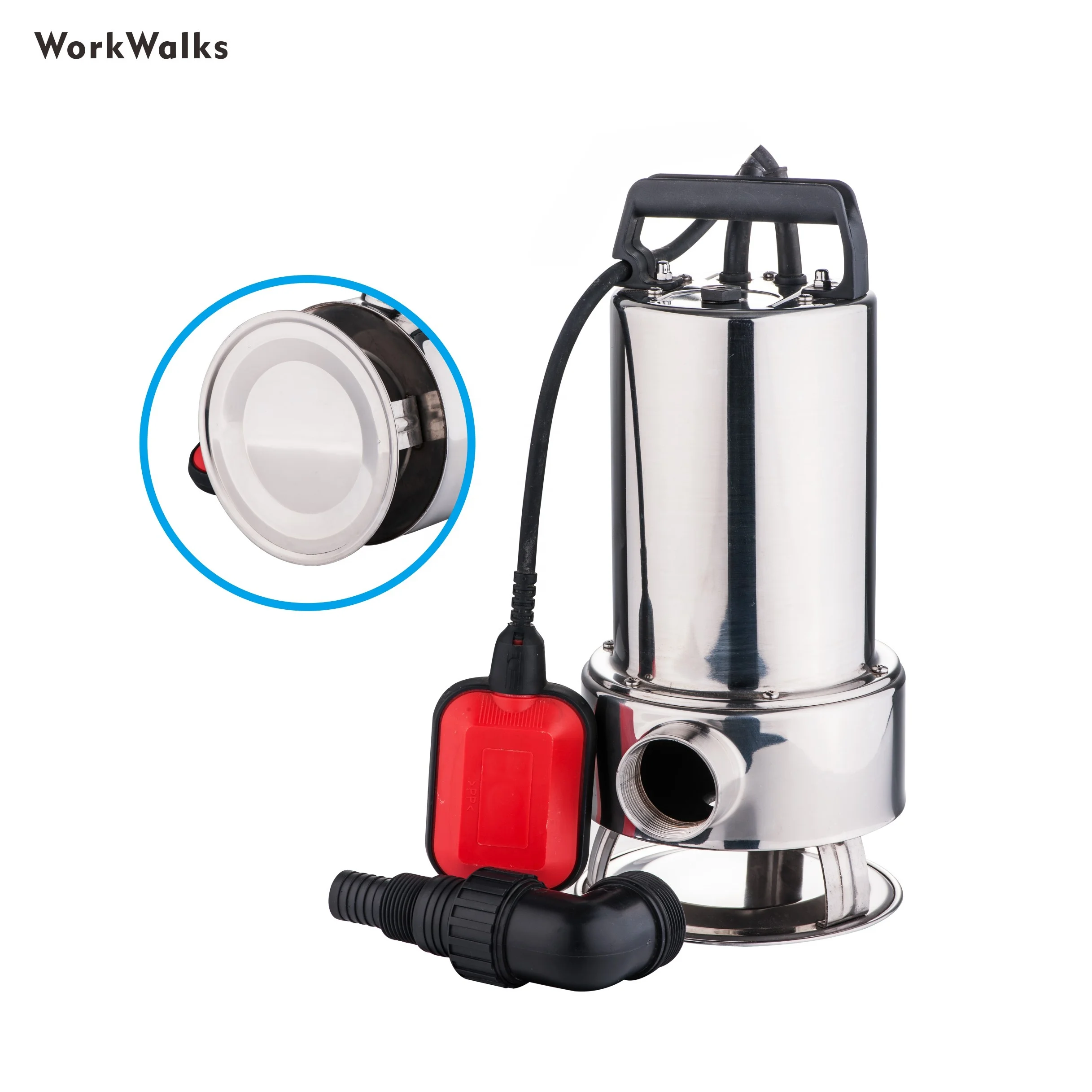 0.5hp 115v Stainless Steel Submersible Sump Dirty Water Pump For Garden Use And Home Dewatering