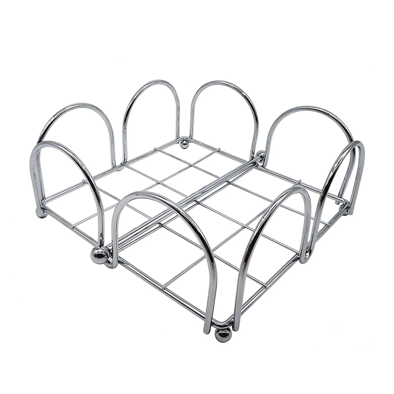 Metal Wire Perfect Welding Paper Collection Kitchen Tissue Napkin Holder for Restaurant