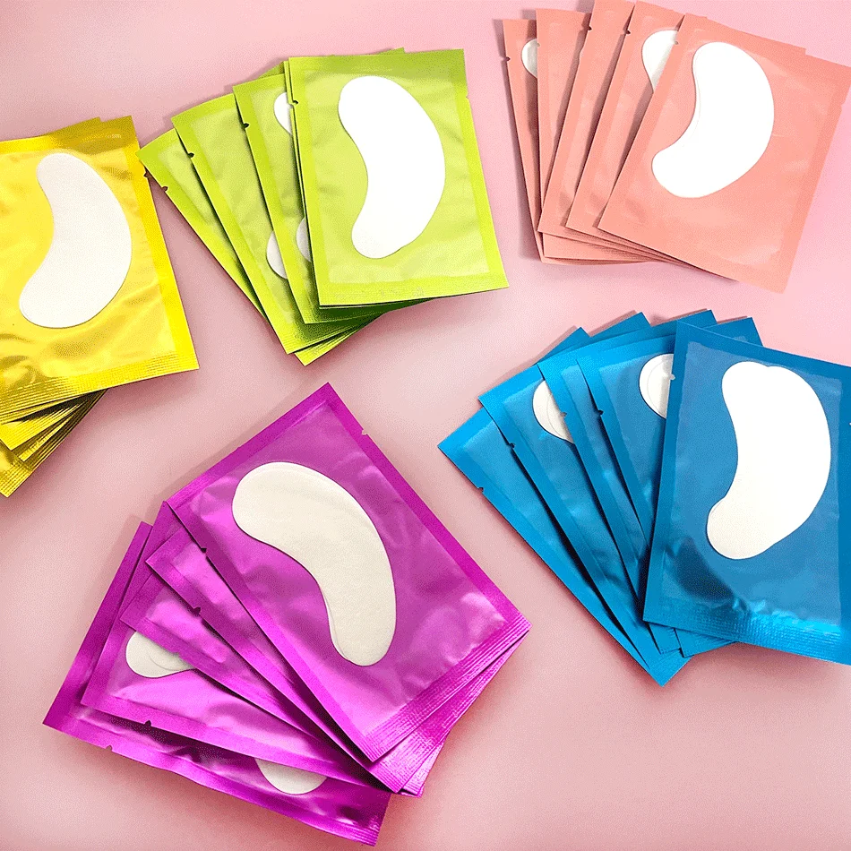 Professional Moisture Eye Pads for Eyelash Extensions 50pcs/bag under the Eye Patch for Beauty Salon Professional Use