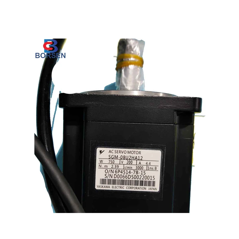 220v ac servo motor drive SGM-08U2HA12 mini gear servo motor for Yaskawa