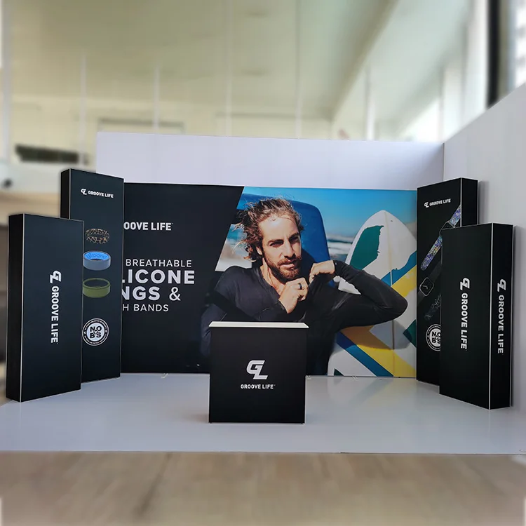 Новое поступление рекламная многоразовая перерабатываемая легкая установка стенд для торговой выставки