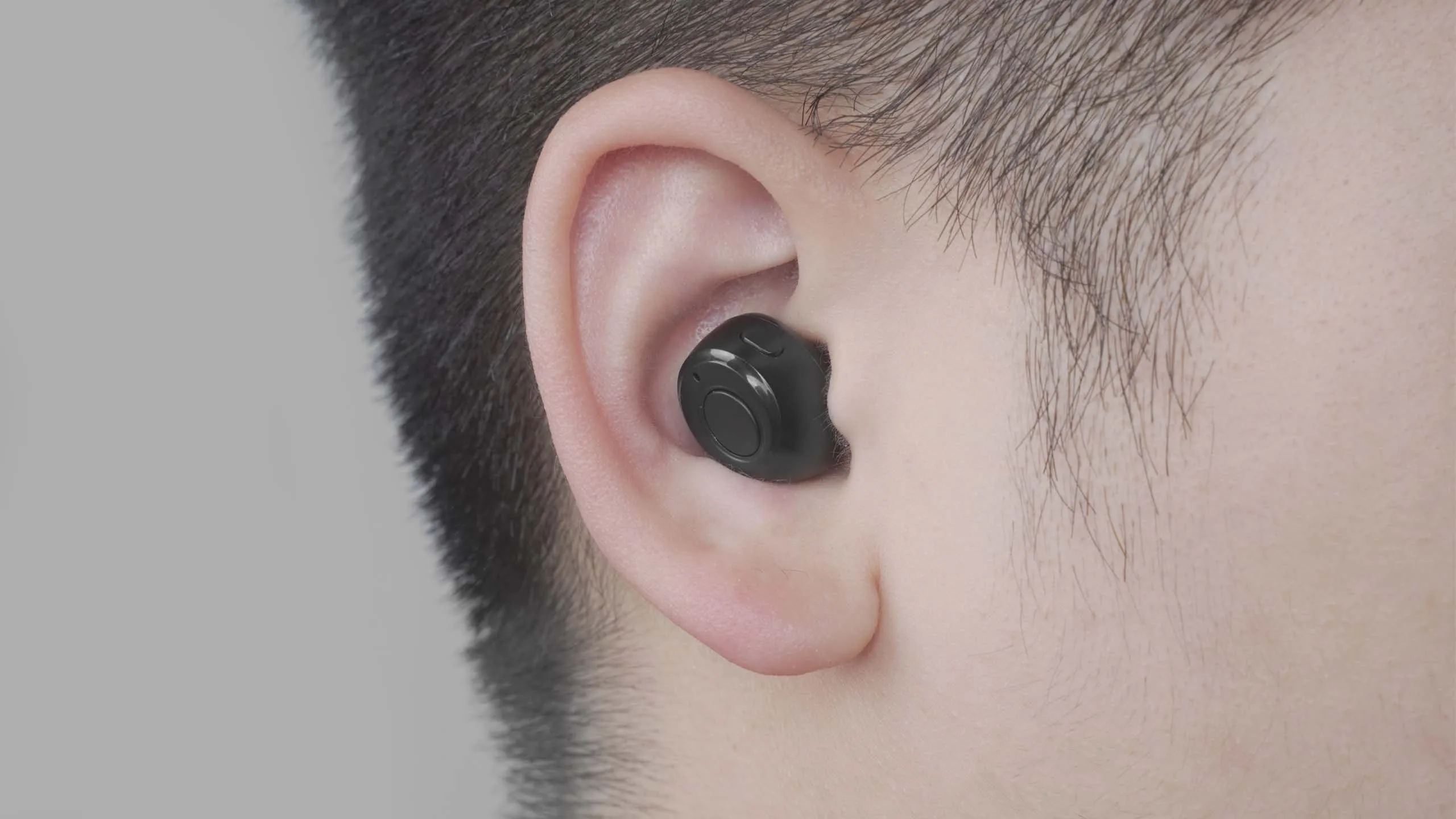 New product comfortable rechargeable 2 in 1hearing & music  ITE hearing aid