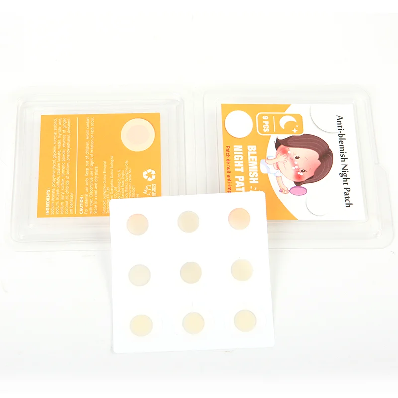 Private Label Rapairing Tea Tree Micro Needle Acne Patch Skincare Acne Treatment Spot Blemish Remover Patches Acne Patch