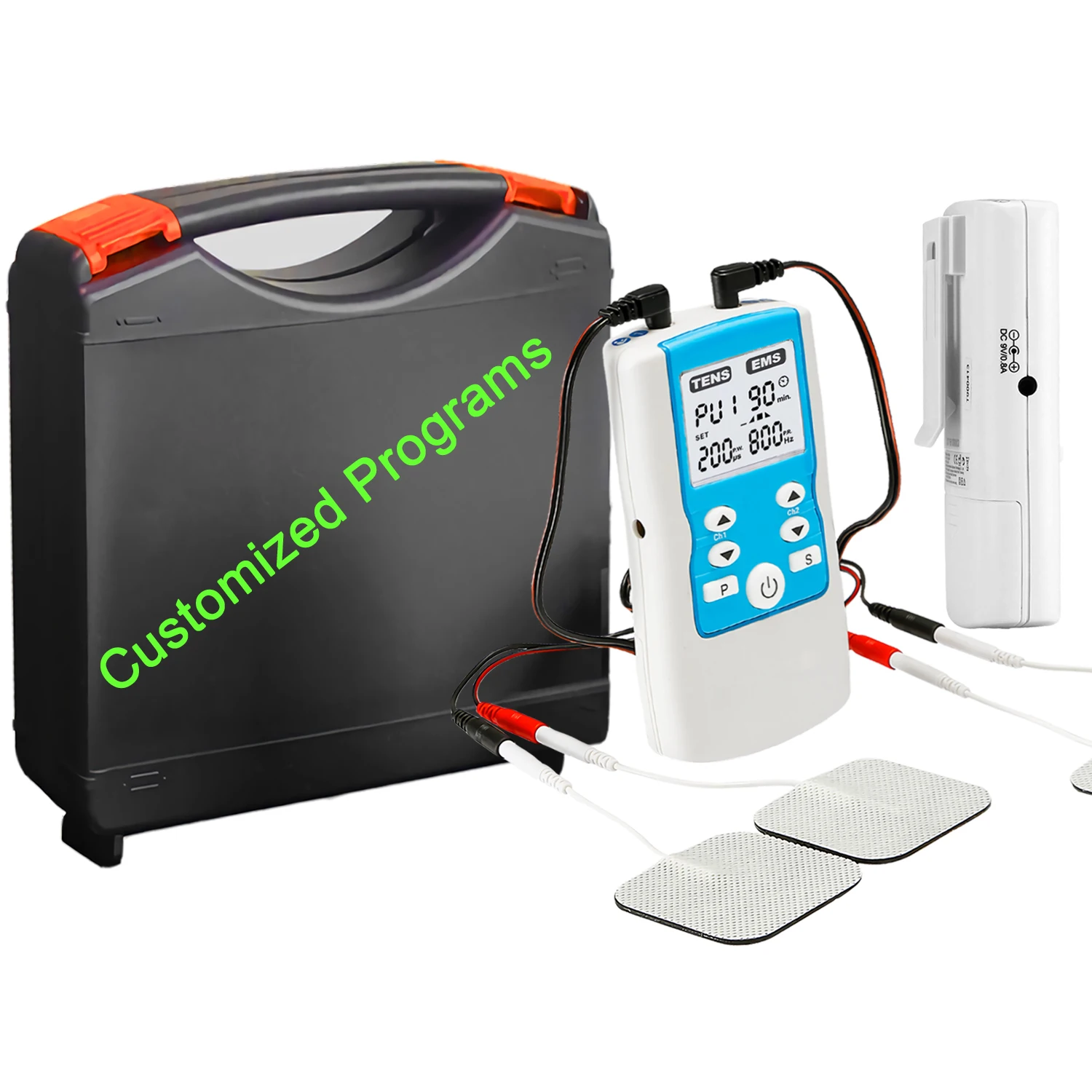 Fitness Pulse Massager Muscle Abdominal Stimulator Trainer Bodybuilding tens ems machine physiotherapy