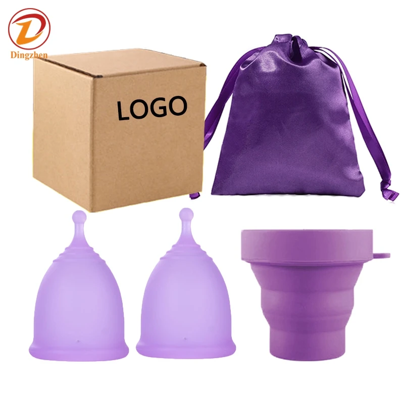 Hot Selling Silicone Lady Menstrual Cup Reusable Menstrual Cup Feminine Menstrual Cup Customize Package Private Logo