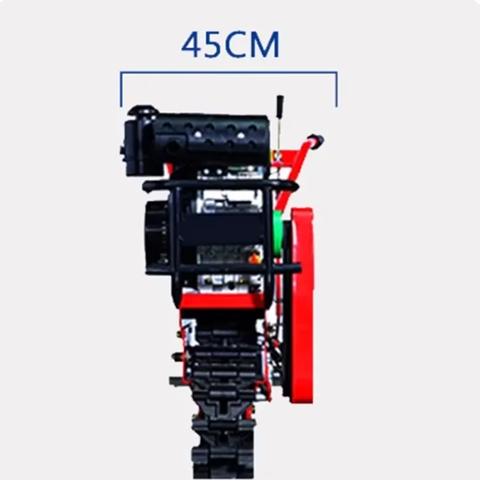 Four-Wheel Drive Gasoline Rotary Cultivator Agricultural Potato Corn Planter Garden Machine Weeding Soil Tiller Farm Plowing