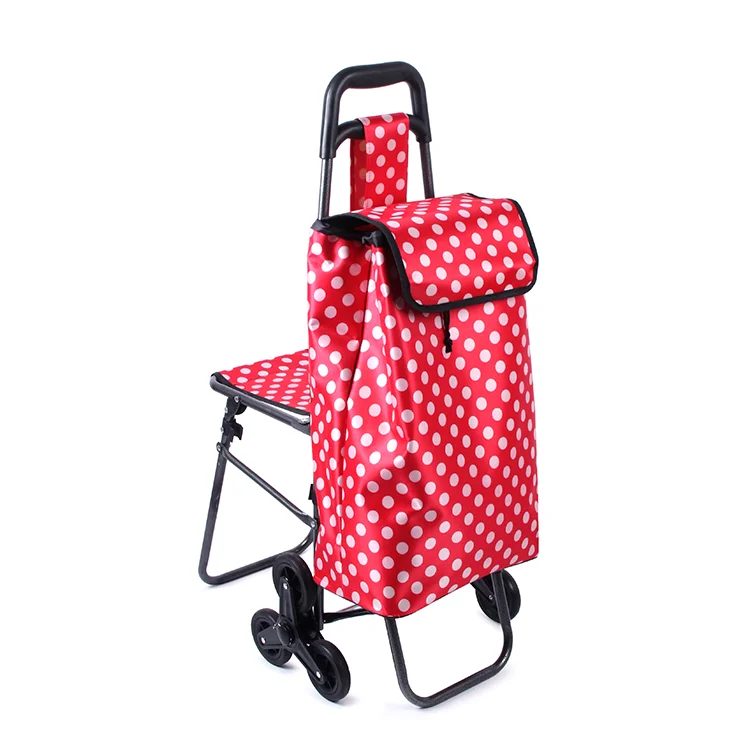 Hand Shopping Trolley 2022 Fashion Foldable Shopping Trolley Bag