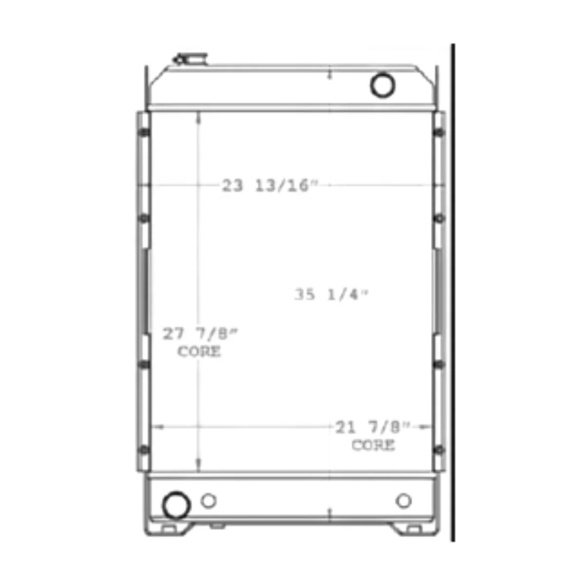 Aftermarket radiator 1396886 139-6886 Liquid Cpu Cooler Fan Cooler water Cooling Pc for TRACK-TYPE TRACTOR D5C III