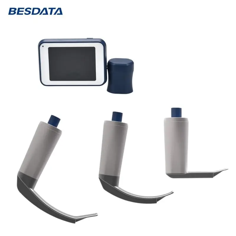 Besdata stainless steel difficult airway blade intubation laringoscopio pediatrico video laryngoscope