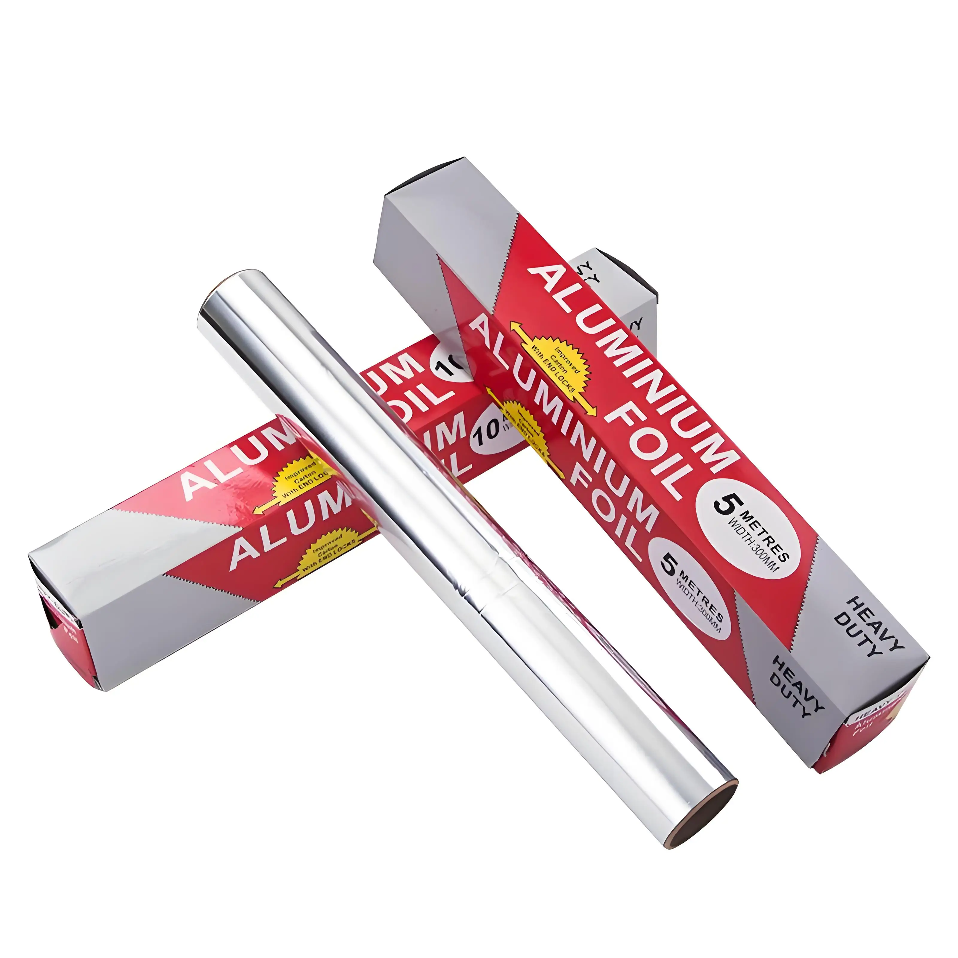 Hot Selling 8011 Foils Aluminum Paper For Household Food Grade Heavy Duty Aluminum Foil Roll