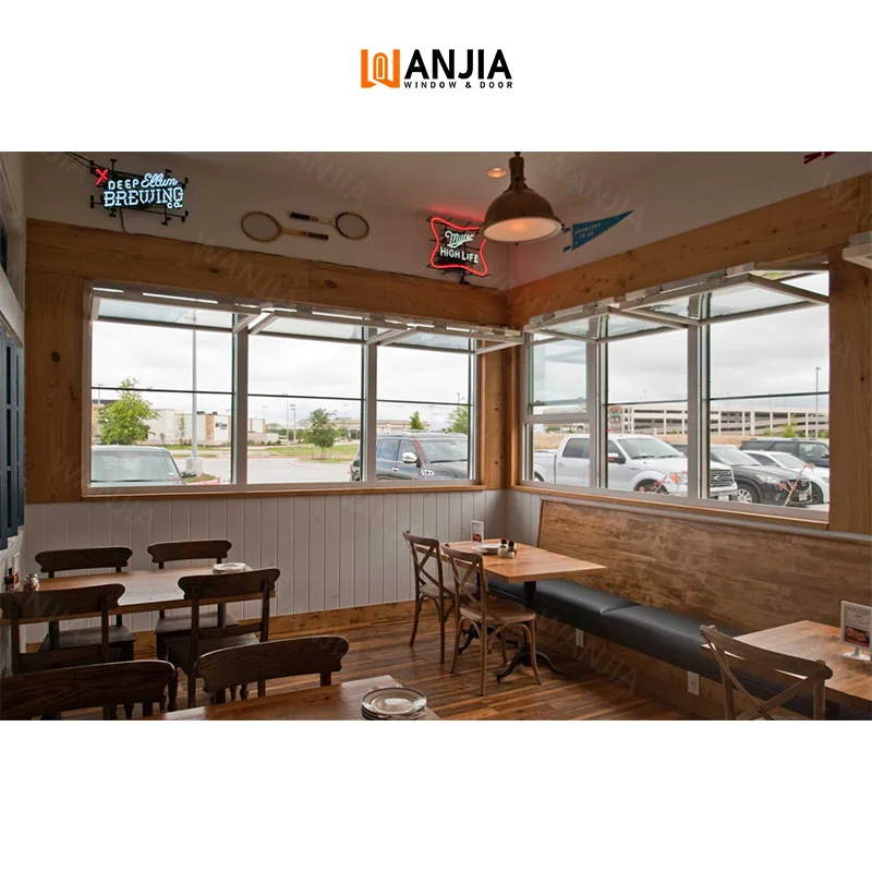 Wholesaler Bulk Custom Residential Vertical Folding Windows Kitchen Interior Aluminum Bifold Windows Folding Windows