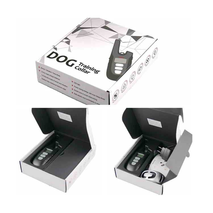 
OEM ODM Available Multifuncitonal Electric Trainer Collar Dogs Rechargeable Dog Collar 