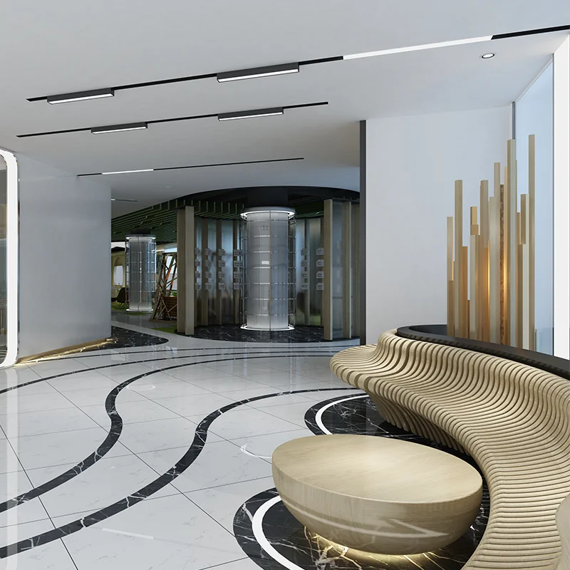 DC48v Linear Magnetic Led Track Light Embedded Commercial Household Lighting System