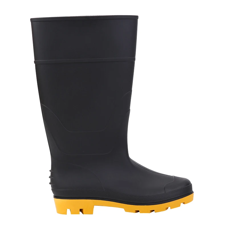 EN20347 Oil Resistant acid Waterproof Long Work PVC Water Shoes Work Boot Plastic Men Women Rain Boots