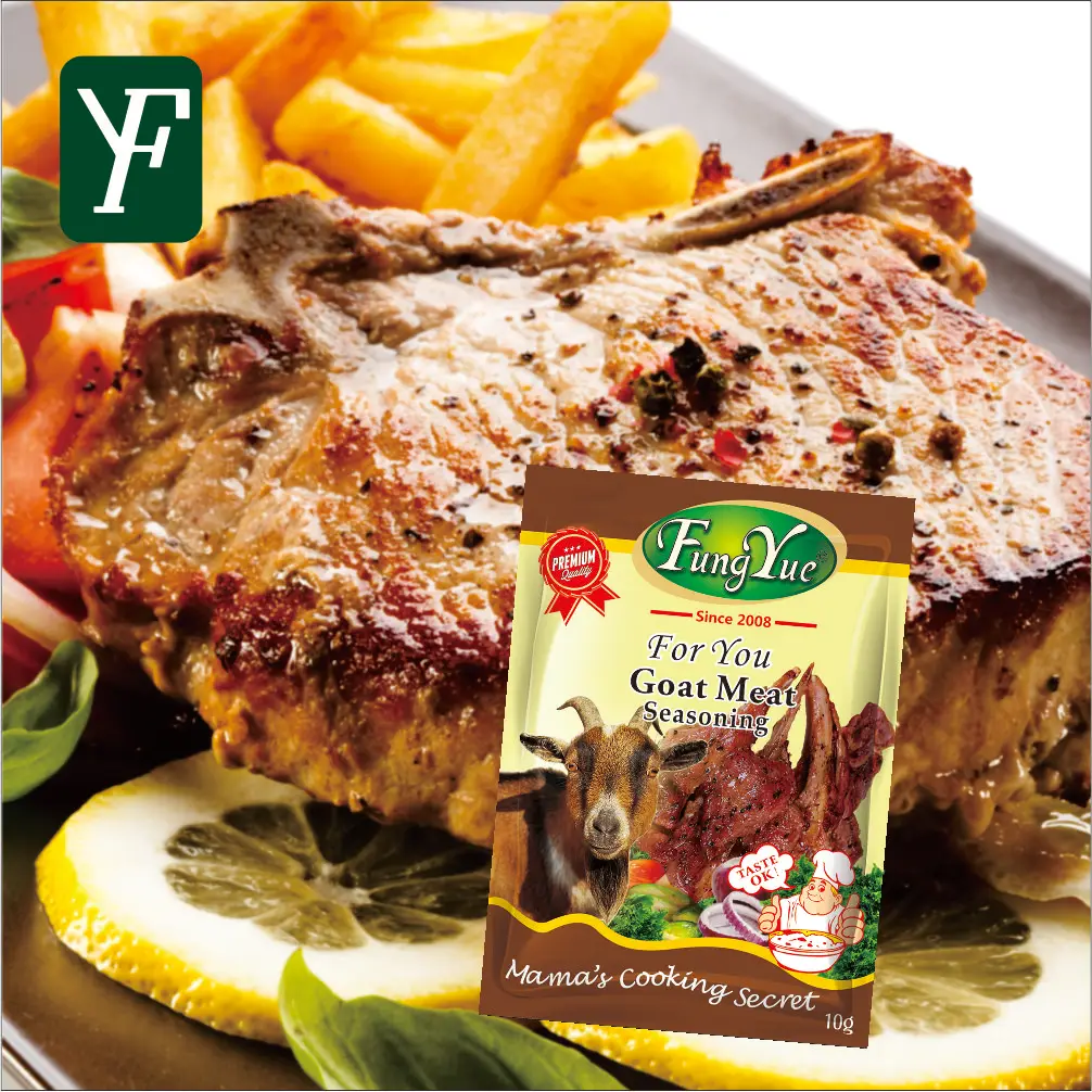 
Hotsell 10g Sachet Goat Meat Seasoning Powder for home cooking seasoning 