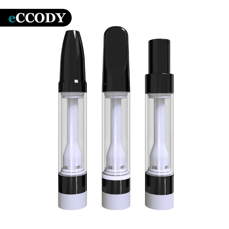 510 Glass Cbd Cartridge Ceramic Coil Tip all Glass Cartridge For 510 Thread Battery Vaporize