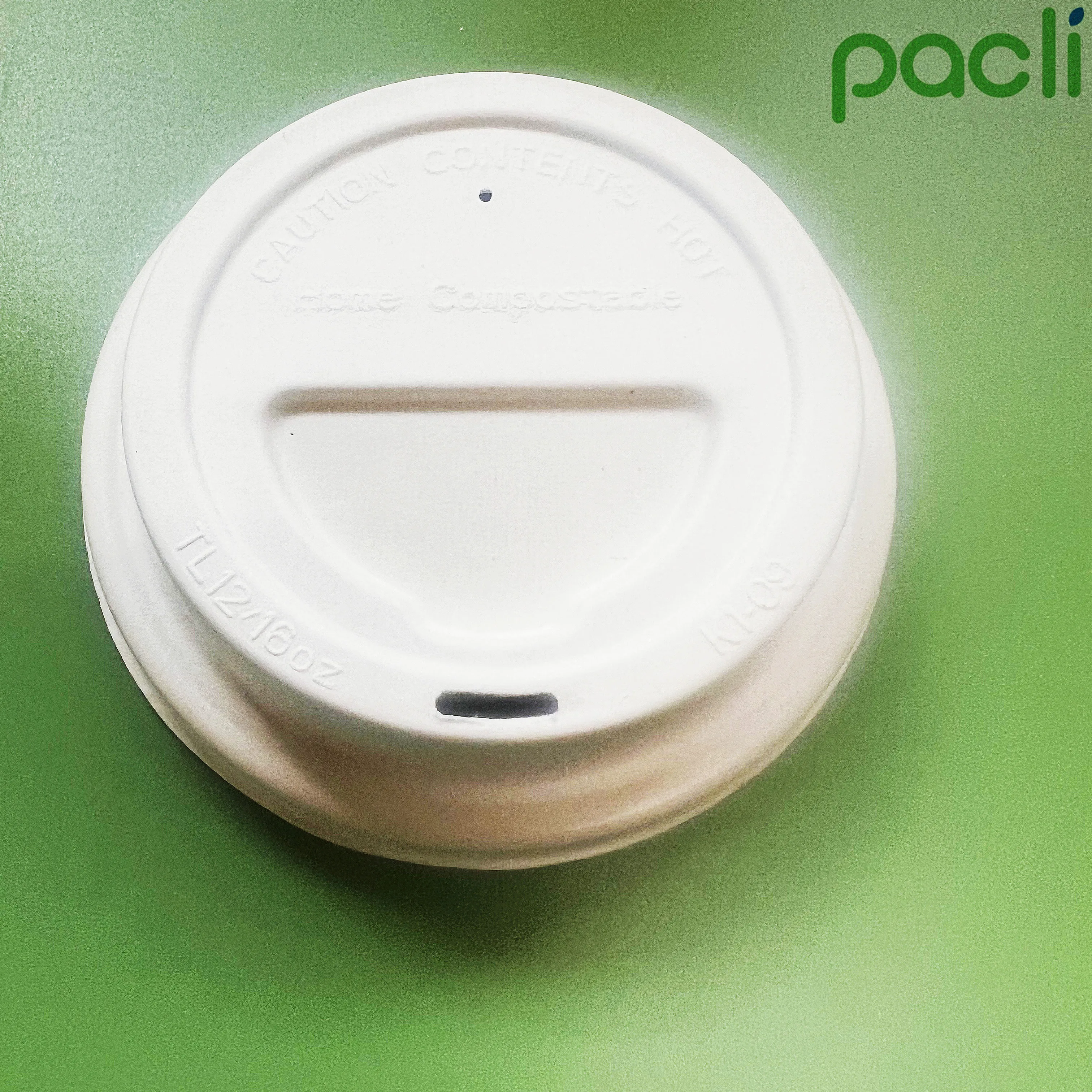 Биоразлагаемые крышки для стаканчиков, крышки из пла-бумаги для кофе, крышки для сахарного тростника