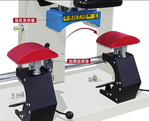 Semi-automatic Pneumatic Duplex Thermal Transfer Cap Stamping Machine Drilling Press Stamping Machine