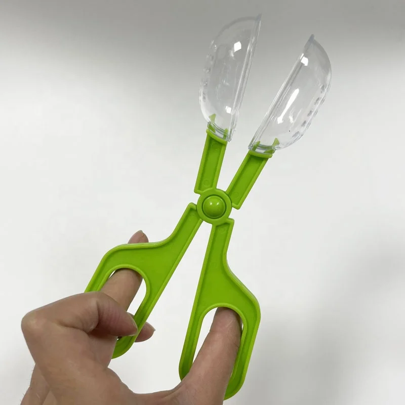 Eco-friendly outdoor toys 17CM Plastic Insect Clip Tweezers Scissors Clip  Catcher Tongs Insects Catcher Clamp Clip for kids