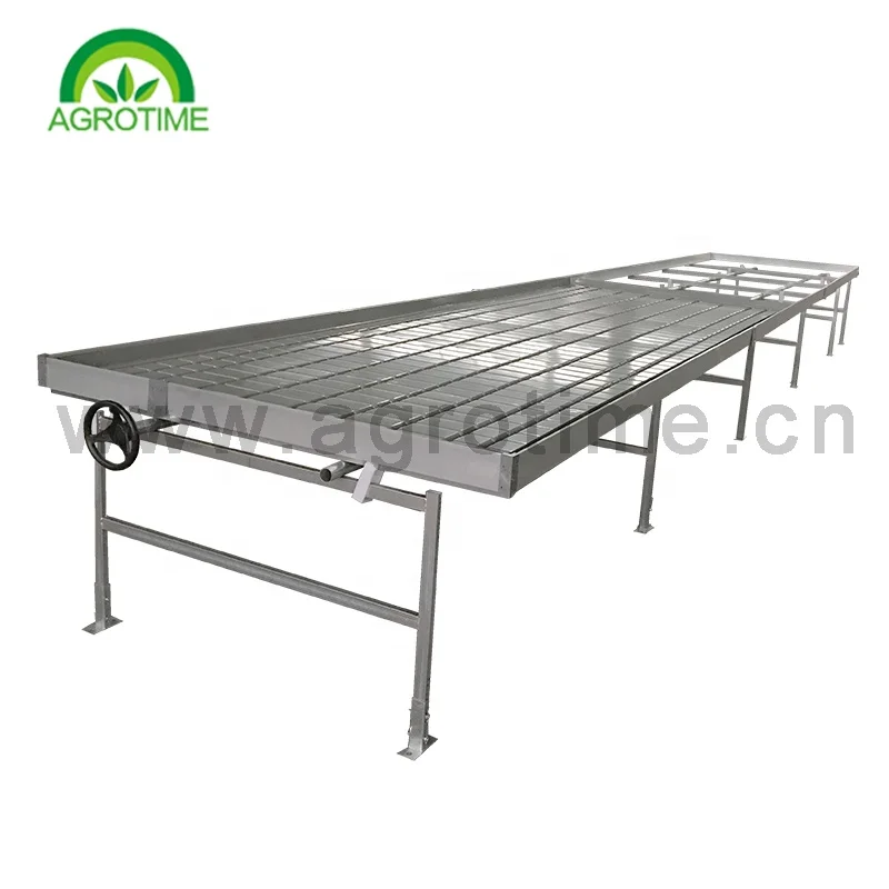Rolling Bench Flood Tables and Trays Greenhouse Benches Ebb Flow Table